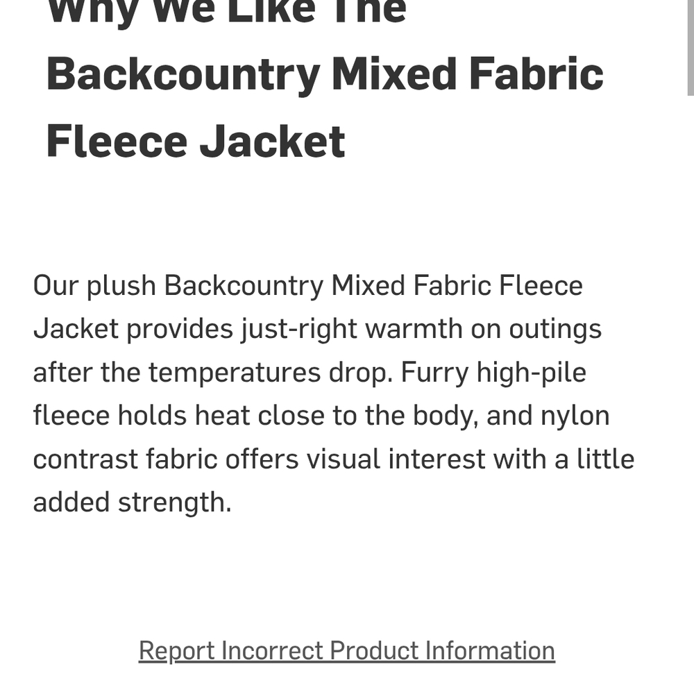 ~~BACKCOUNTRY🖤Sherpa Fleece Jacket~~ - Picture 8 of 9